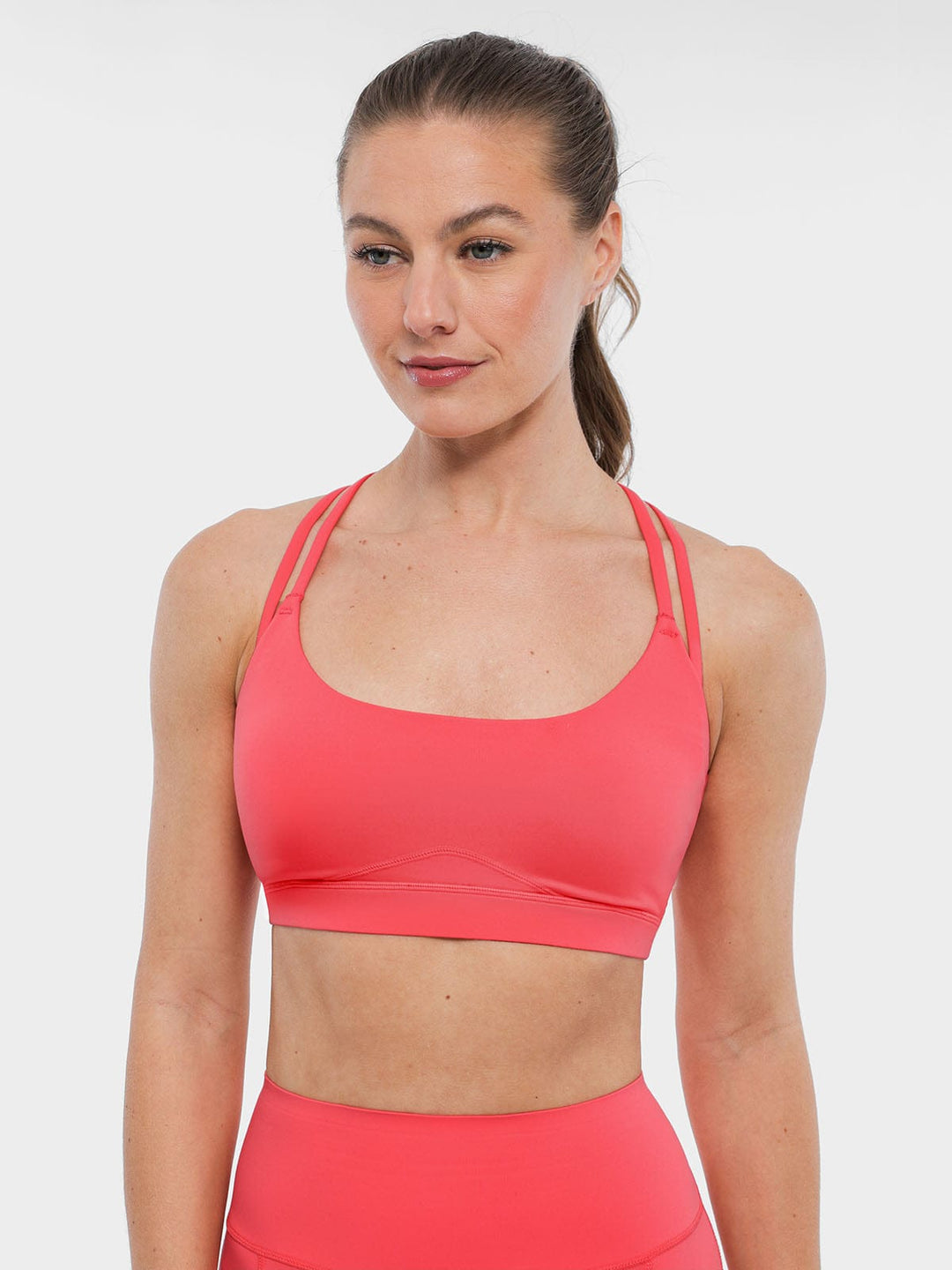 BrxlZero™ Cross Back Strappy Sports Bra