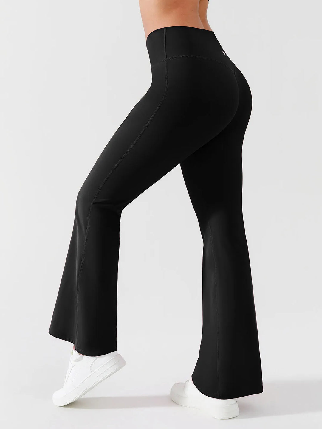 Crossover Flared Yoga Pants