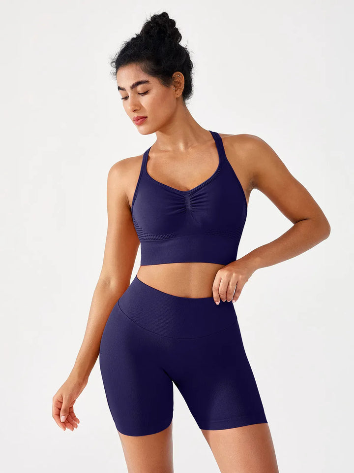 Butt Lifting Seamless Bra Scrunch Leggings Set