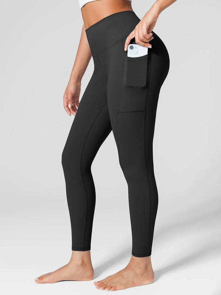 One Size Fits Most Sporty High-Waisted Leggings