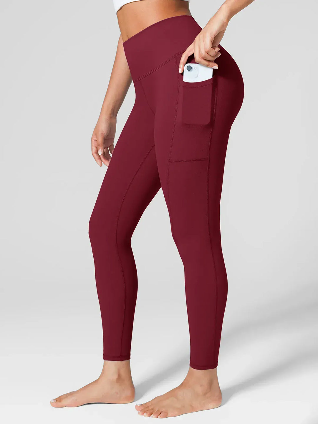 One Size Fits Most Sporty High-Waisted Leggings