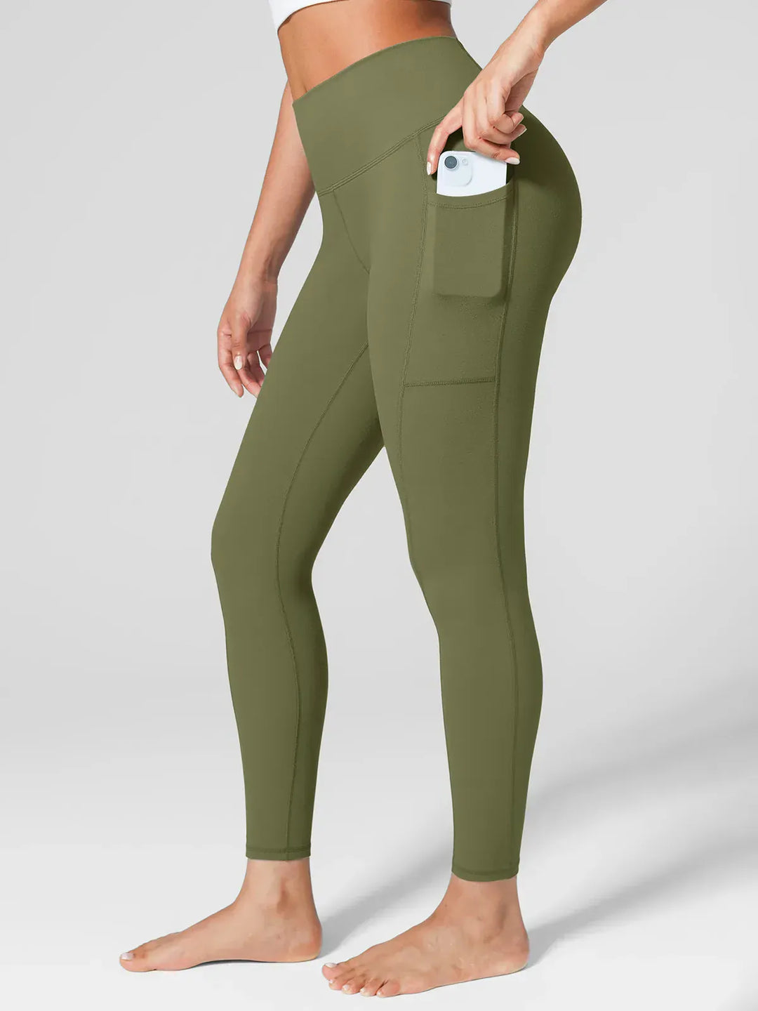 One Size Fits Most Sporty High-Waisted Leggings