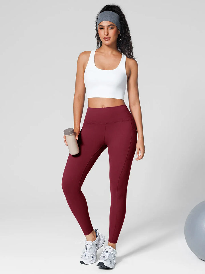 One Size Fits Most Sporty High-Waisted Leggings