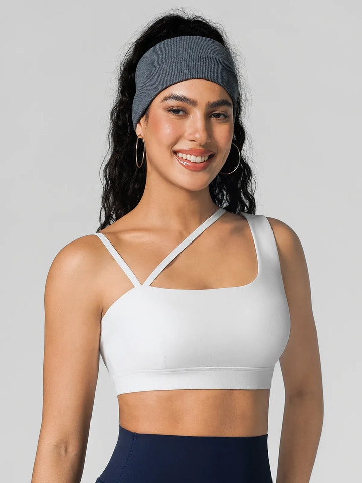 Seamless Dual Style Square Neckline Sports Bra