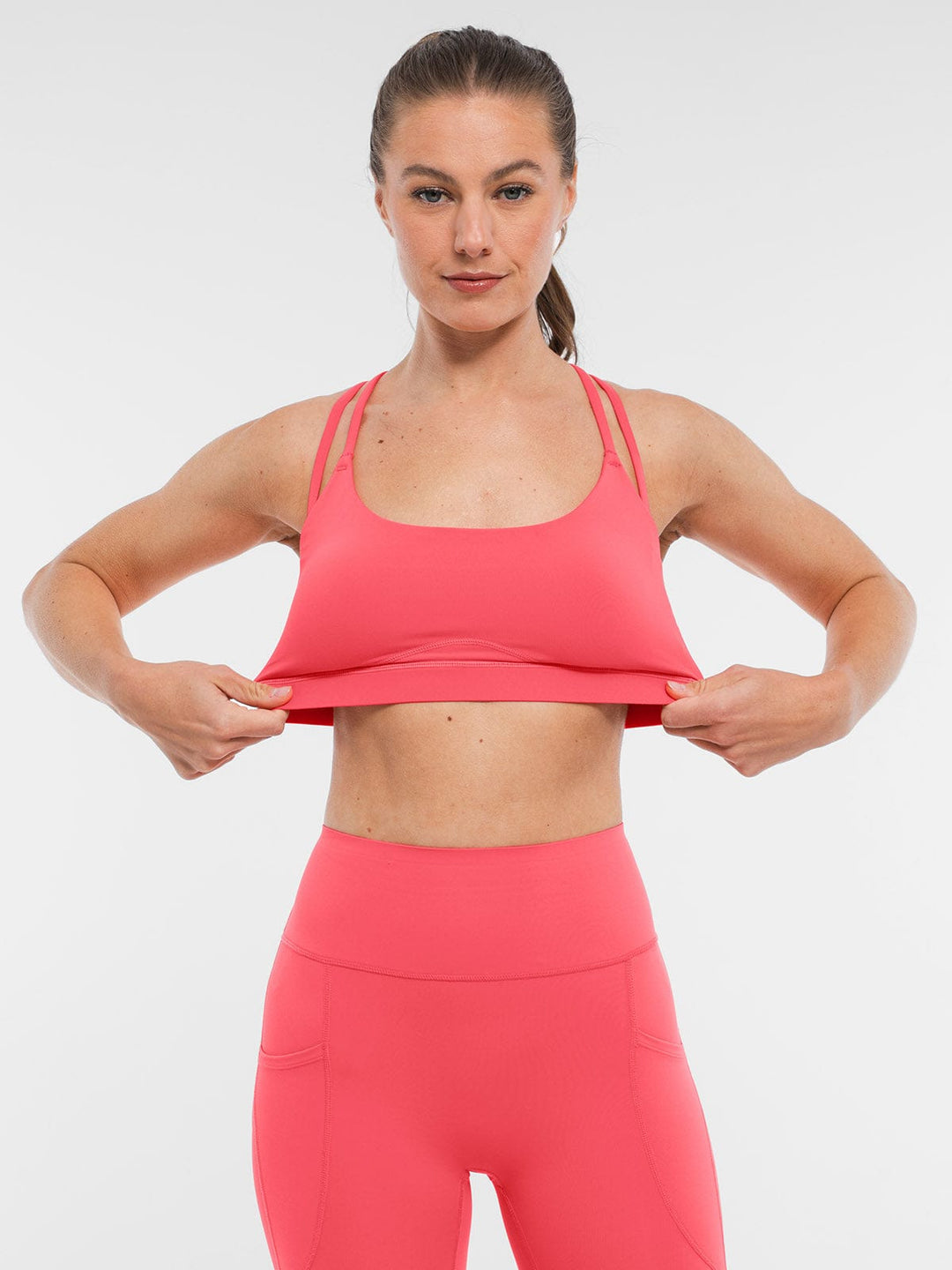 BrxlZero™ Cross Back Strappy Sports Bra