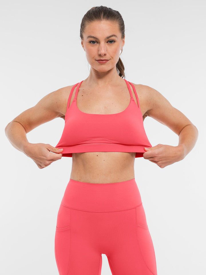 BrxlZero™ Cross Back Strappy Sports Bra