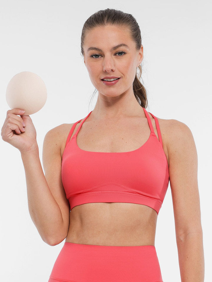 BrxlZero™ Cross Back Strappy Sports Bra