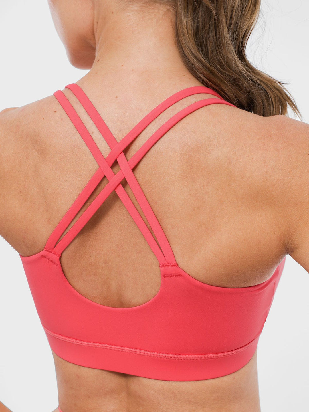 BrxlZero™ Cross Back Strappy Sports Bra
