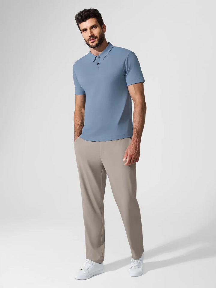 A model wearing a BRXL® Men’s Straight Leg Golf Pants in