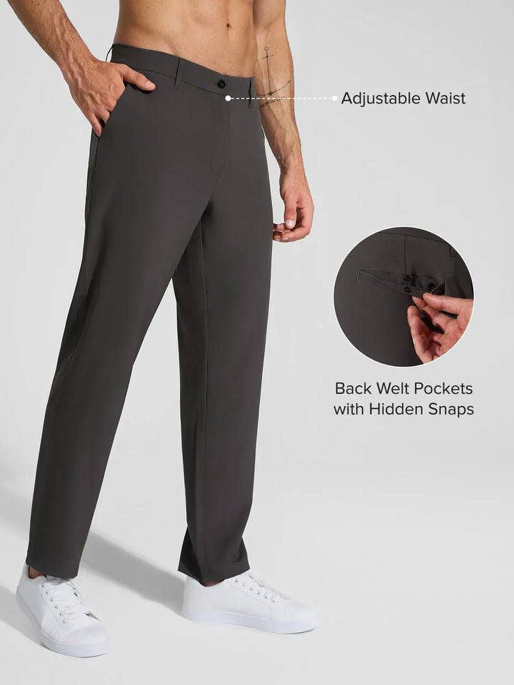 A model wearing a BRXL® Men’s Straight Leg Golf Pants in