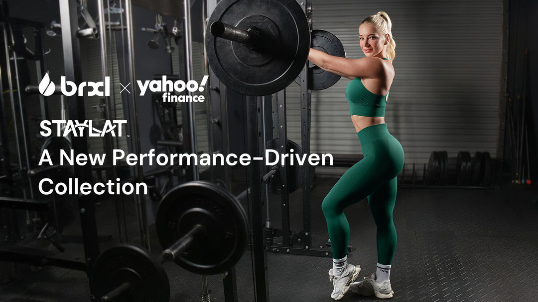 BRXL STAYLAT™  Leggings Collection Featured in Yahoo Finance: Stay Flat. Never Adjust.