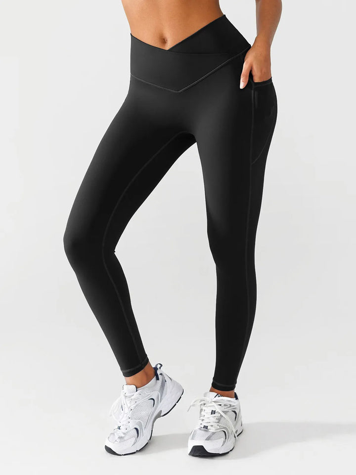 BRXL Crossover Waist Butt Scrunch Leggings
