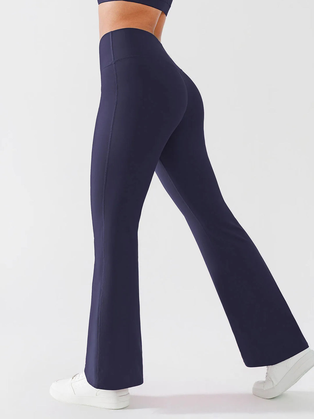 Crossover Flared Yoga Pants