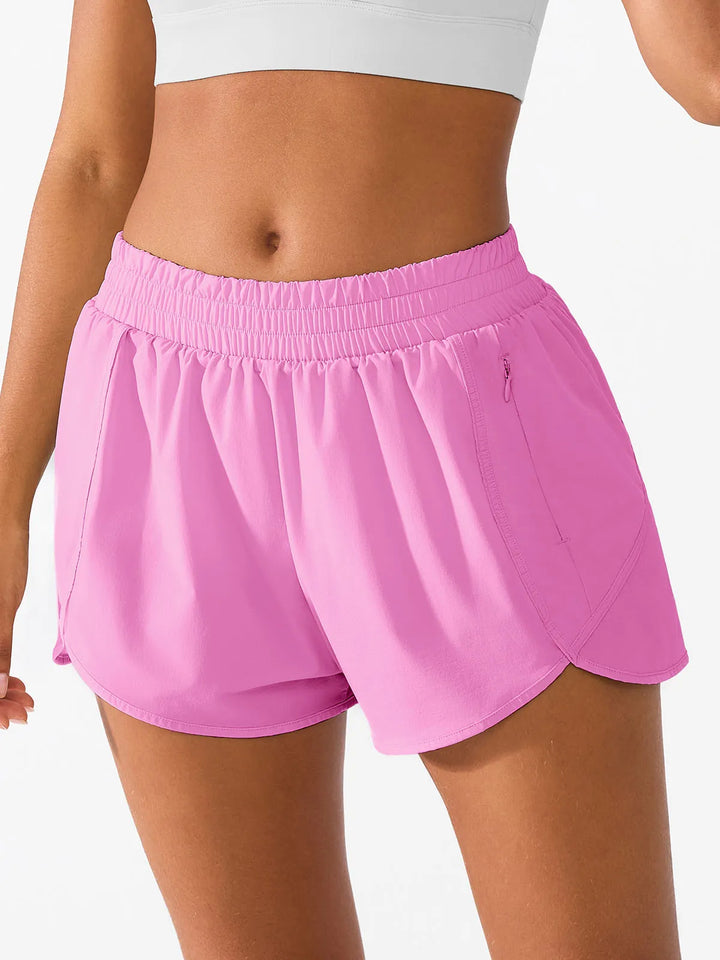 Running Shorts with Phone Pocket For Women