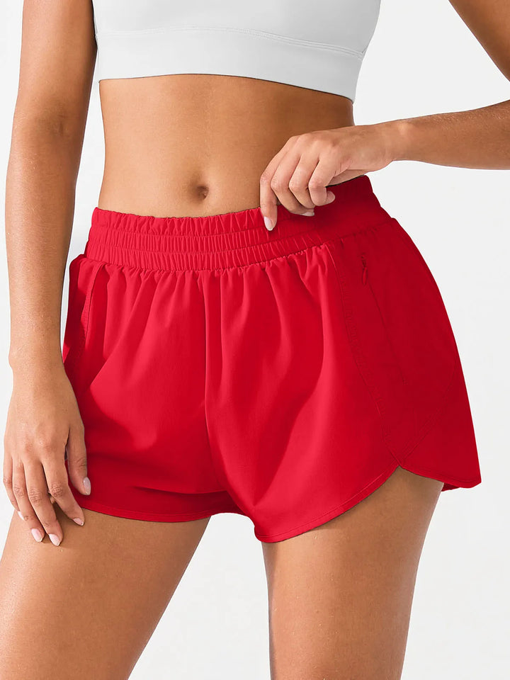 Running Shorts with Phone Pocket For Women