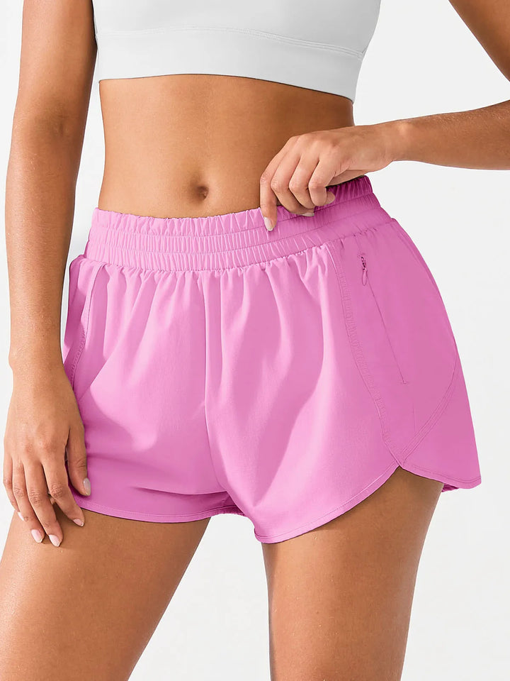 Running Shorts with Phone Pocket For Women