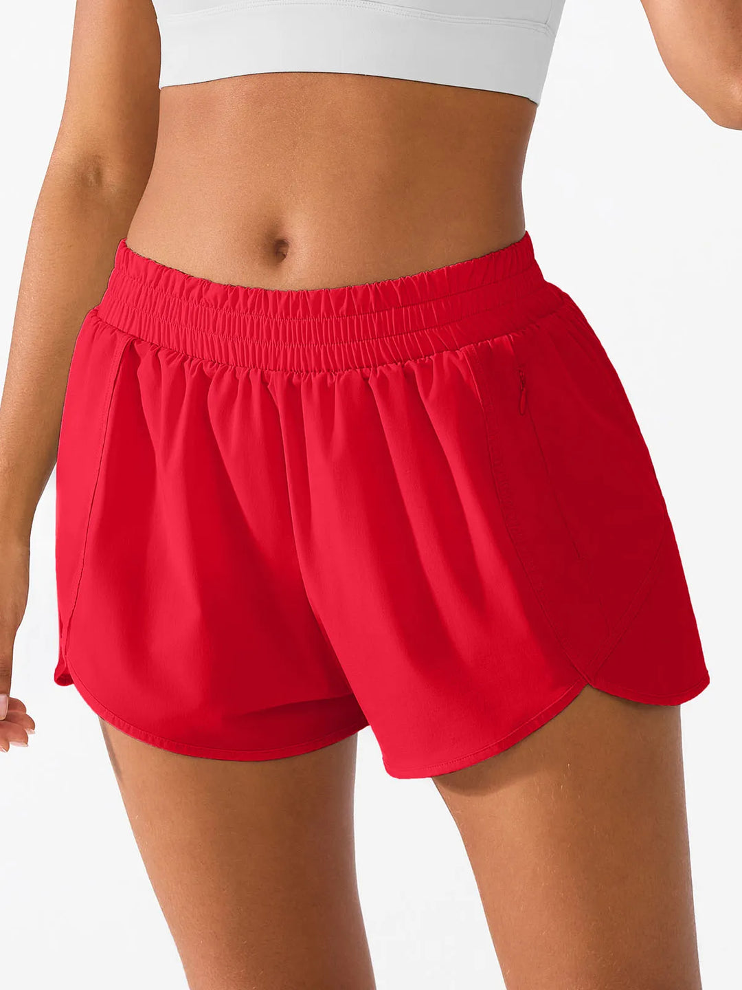 Running Shorts with Phone Pocket For Women