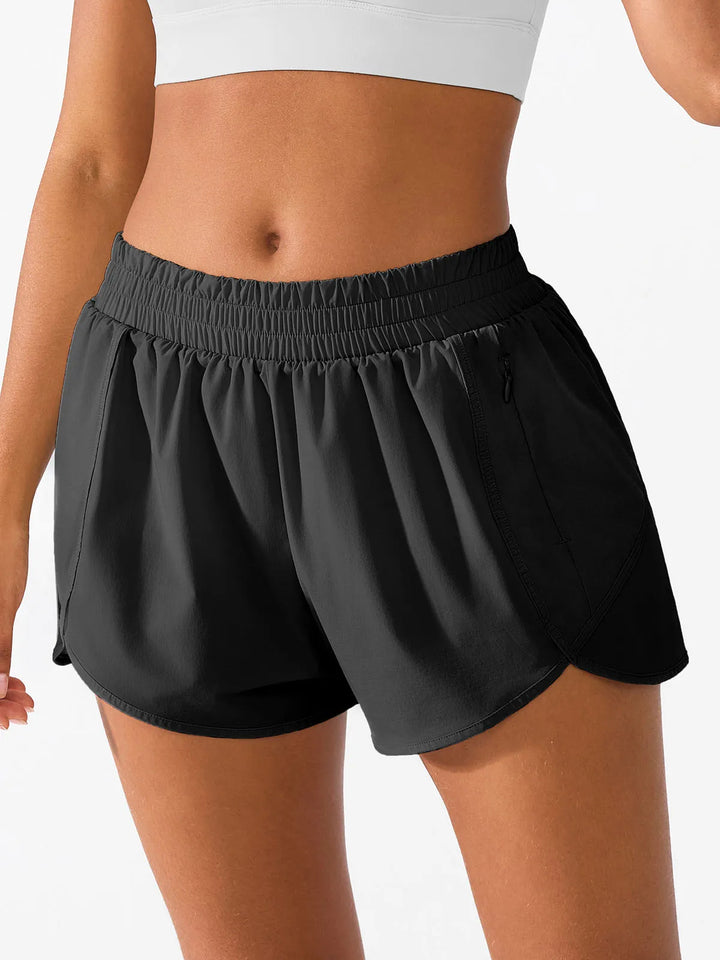 Running Shorts with Phone Pocket For Women