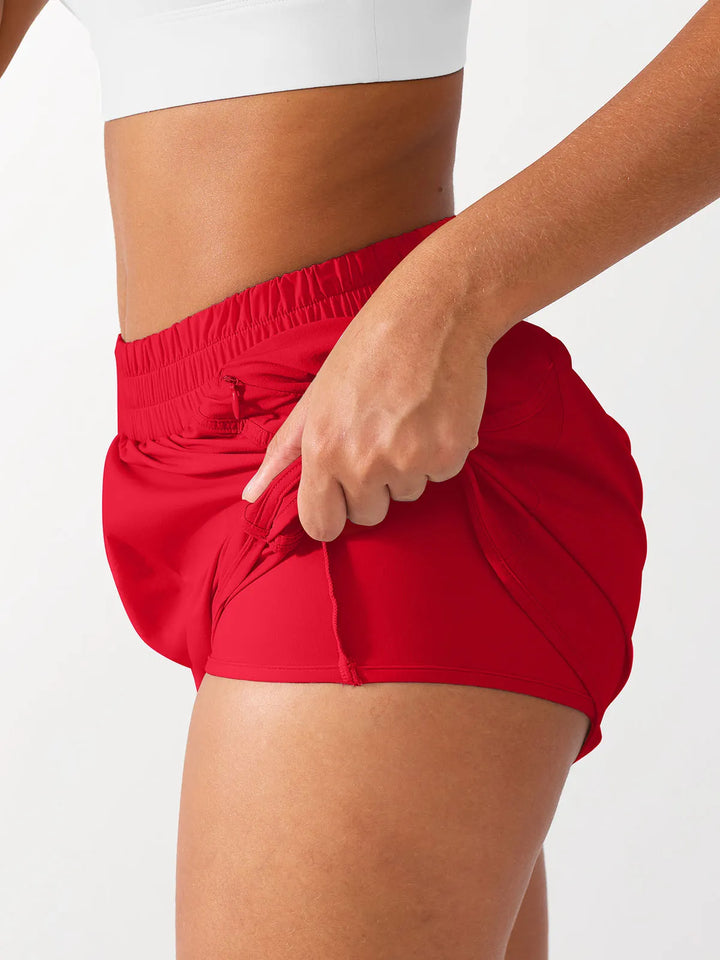 Running Shorts with Phone Pocket For Women