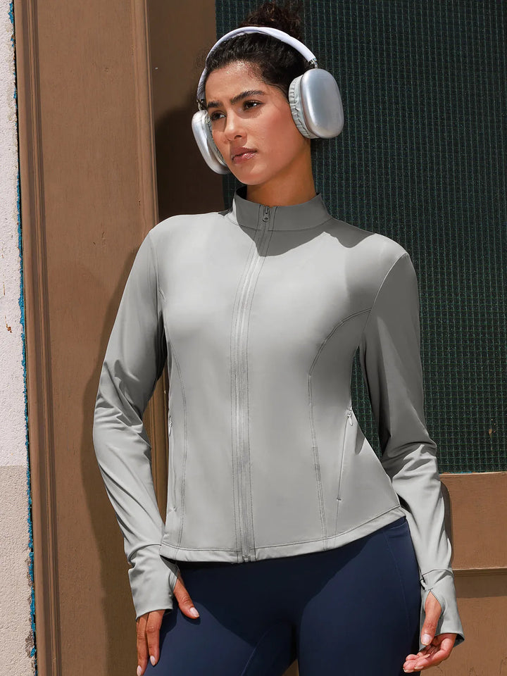 Lightweight Workout Zip Up Jacket