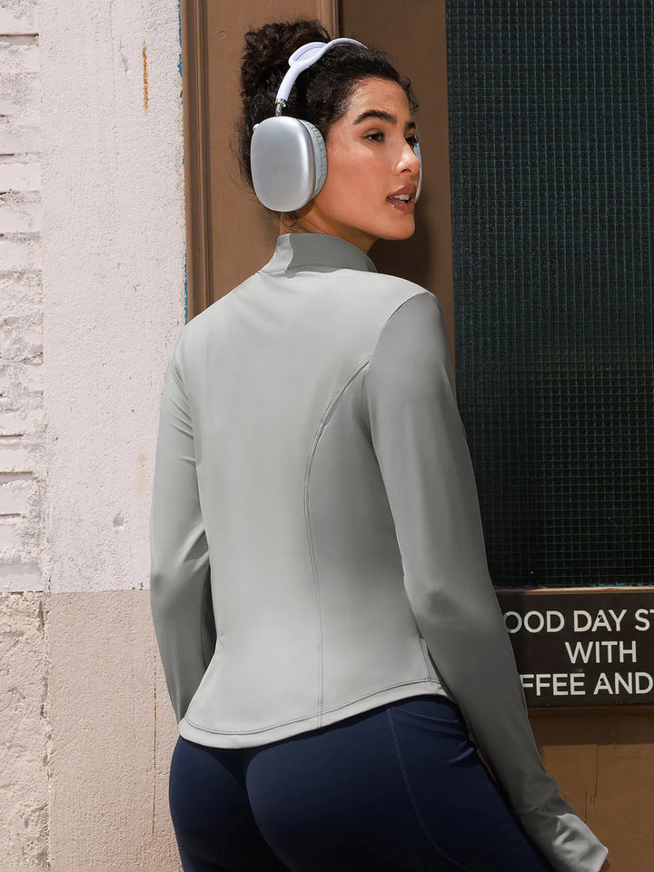 Lightweight Workout Zip Up Jacket