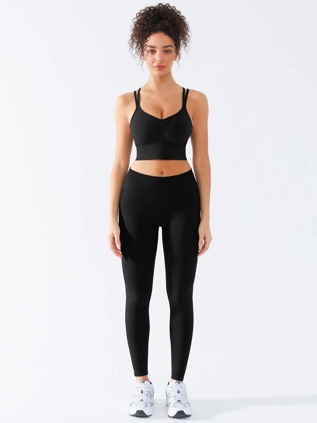 Butt Lifting Seamless Bra Scrunch Leggings Set