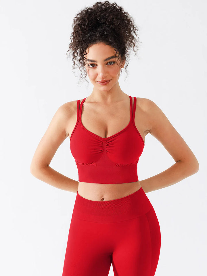 Butt Lifting Seamless Bra Scrunch Leggings Set