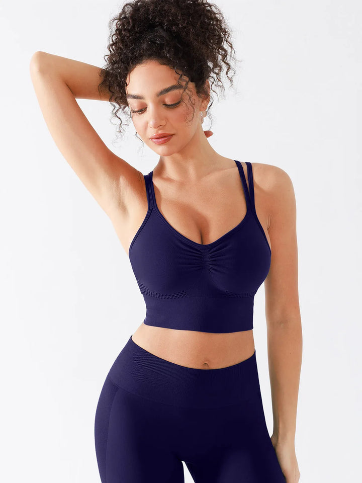 Butt Lifting Seamless Bra Scrunch Leggings Set
