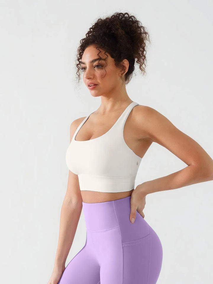 BRXL Crisscross Wide-Strap  Sports Bra
