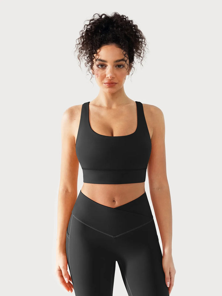 BRXL Crisscross Wide-Strap  Sports Bra
