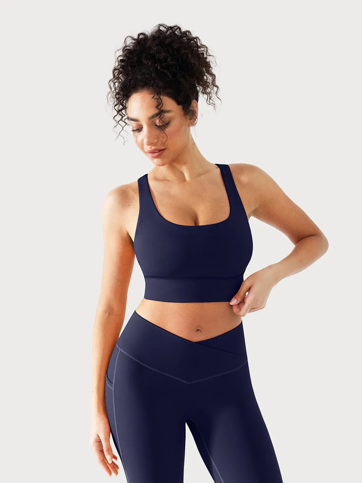 BRXL Crisscross Wide-Strap  Sports Bra