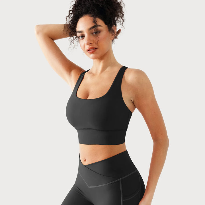 BRXL Crisscross Wide-Strap  Sports Bra