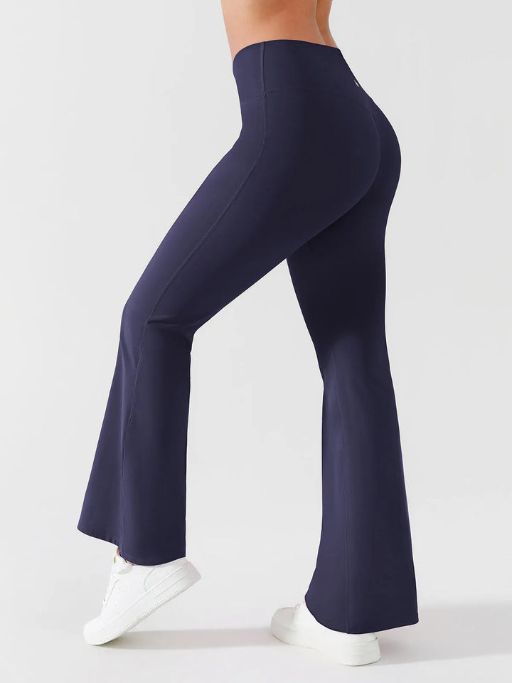 Crossover Flared Yoga Pants