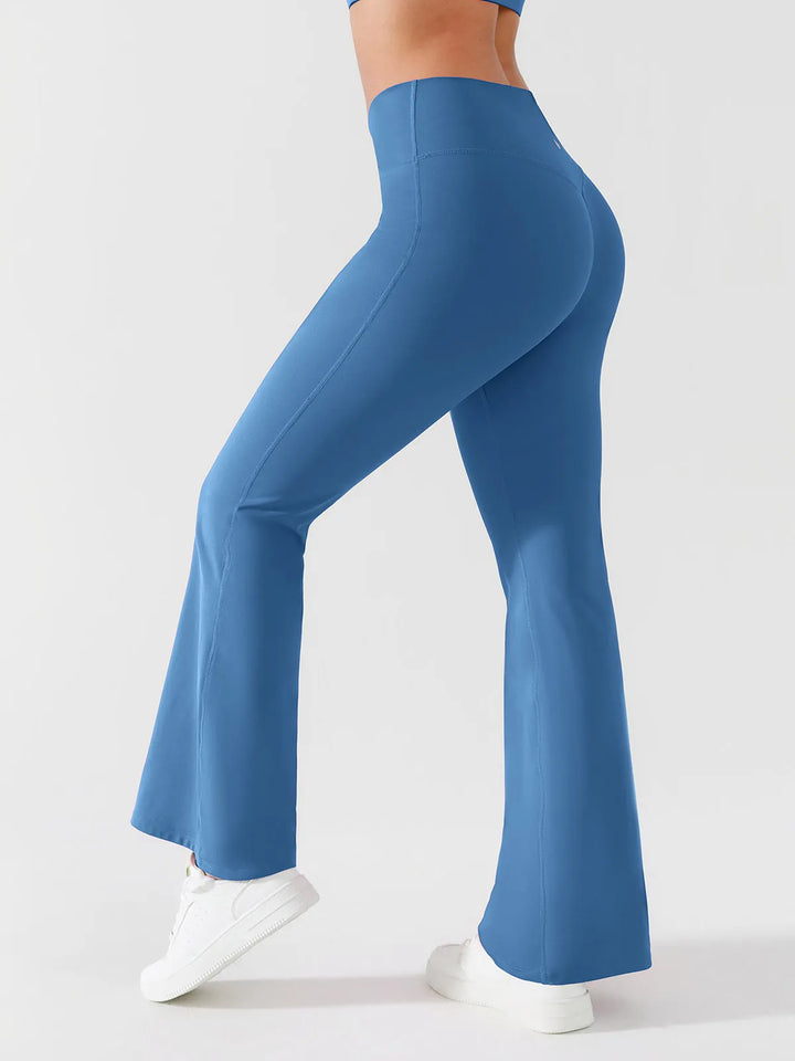 Crossover Flared Yoga Pants