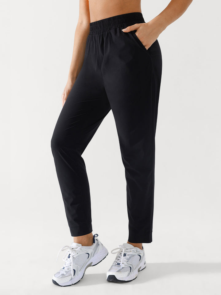 Women's Tapered Pants with Side Pockets