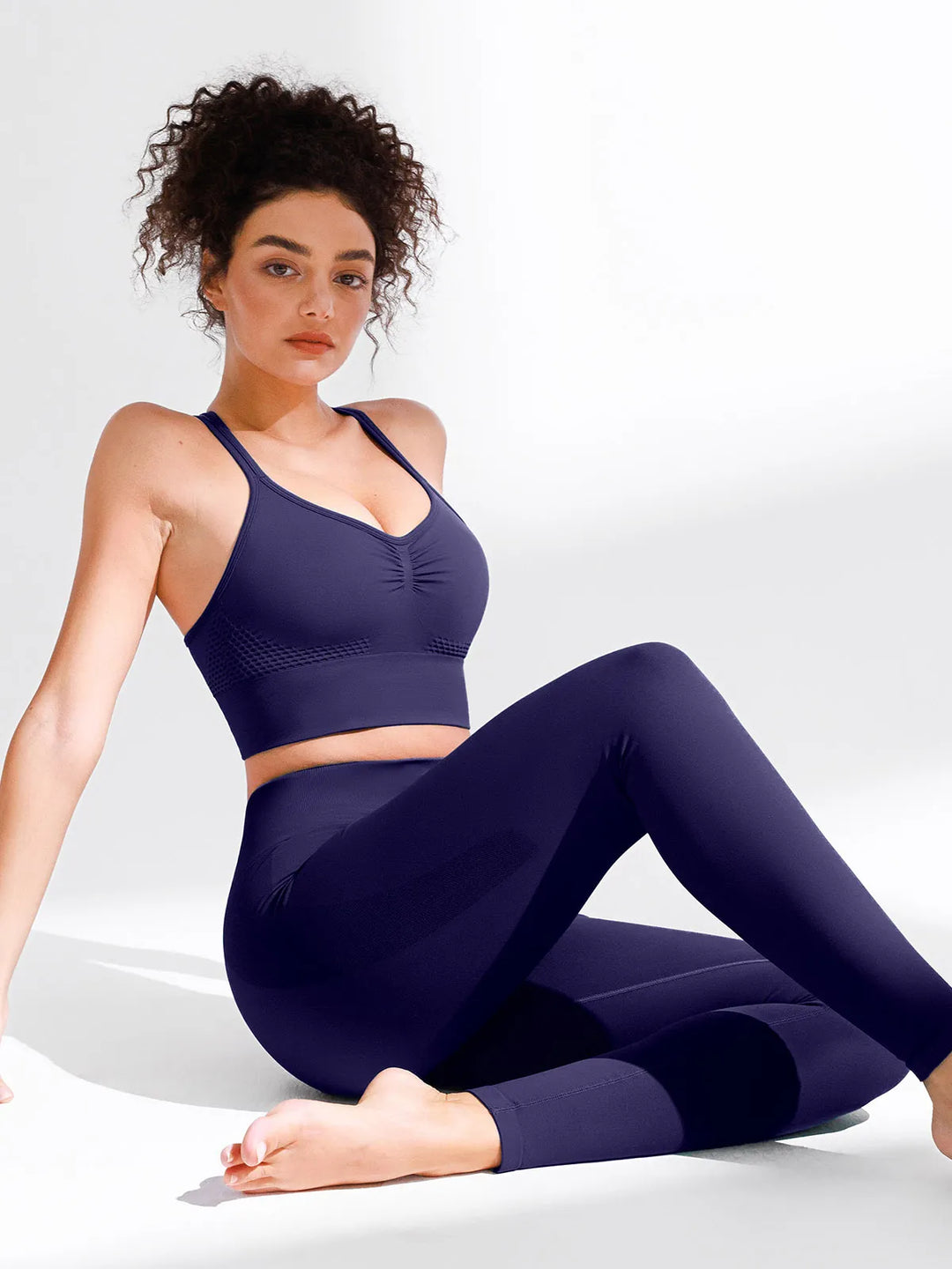 Butt Lifting Seamless Bra Scrunch Leggings Set