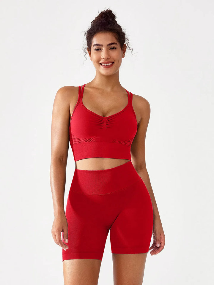 BrxlGrit™ Seamless Scrunch Butt Workout Shorts