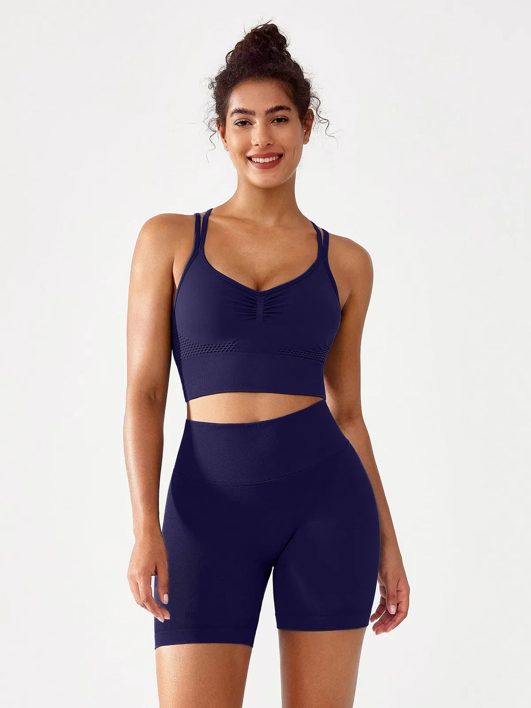 BrxlGrit™ Seamless Scrunch Butt Workout Shorts