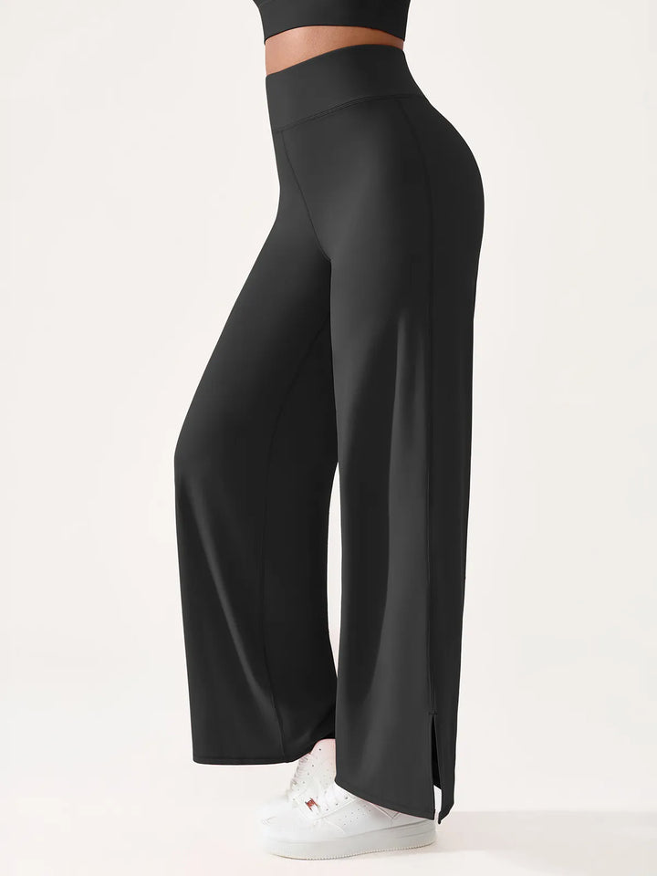 High Waisted Wide Leg Yoga Pants with Pockets