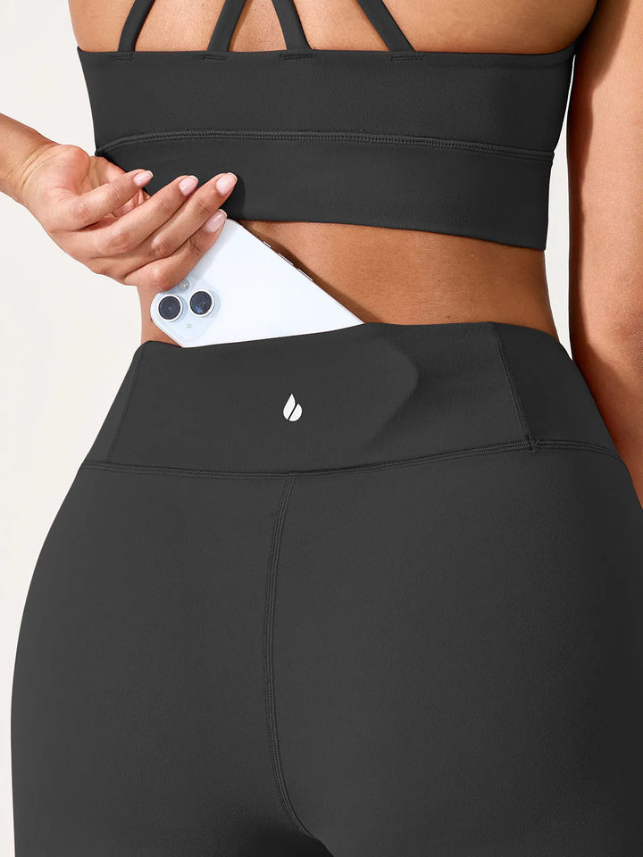 High Waisted Wide Leg Yoga Pants with Pockets