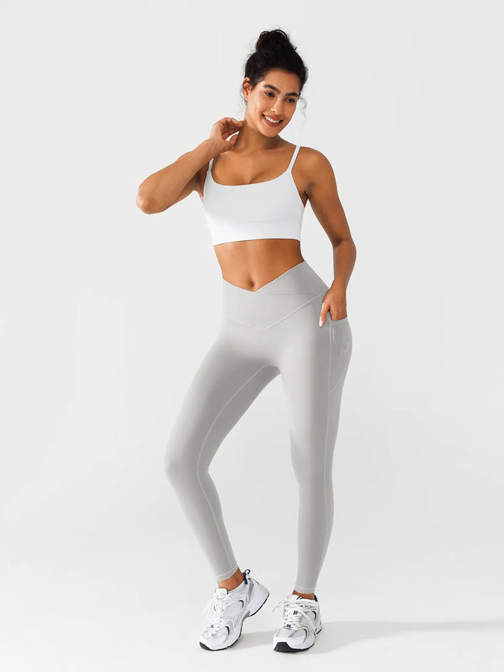 BRXL Crossover Waist Butt Scrunch Leggings