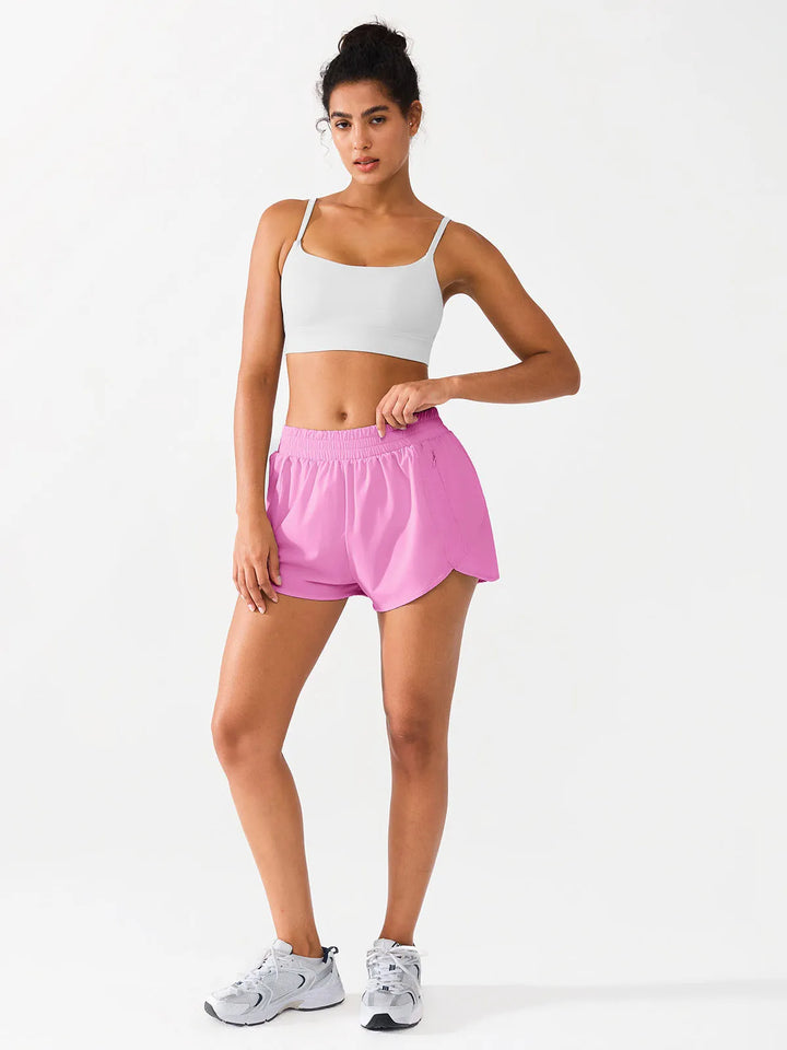 Running Shorts with Phone Pocket For Women