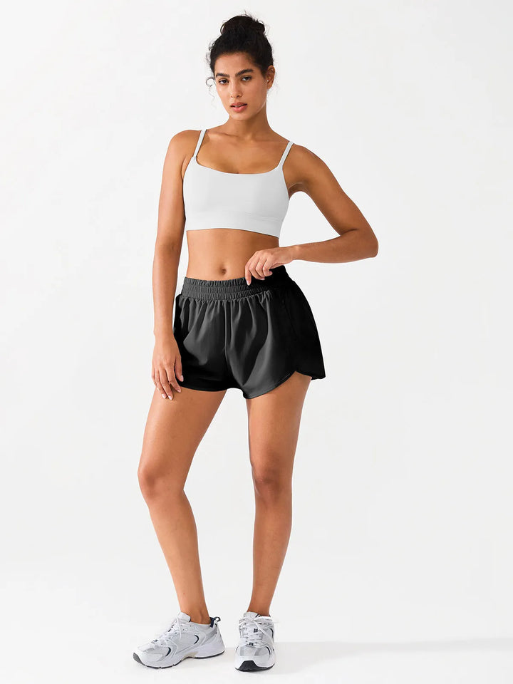 Running Shorts with Phone Pocket For Women