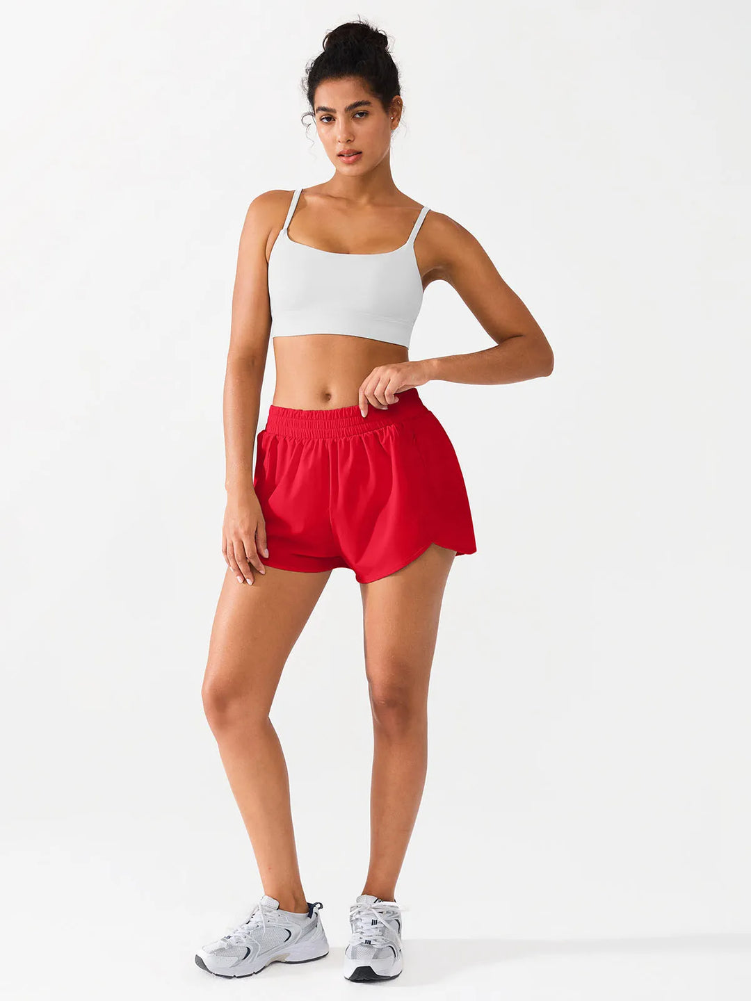 Running Shorts with Phone Pocket For Women
