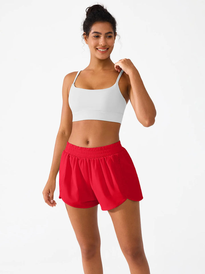 Running Shorts with Phone Pocket For Women
