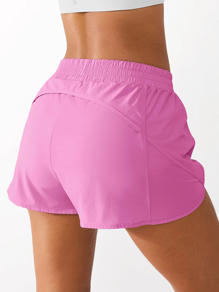 Running Shorts with Phone Pocket For Women