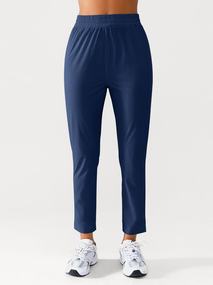Women's Tapered Pants with Side Pockets