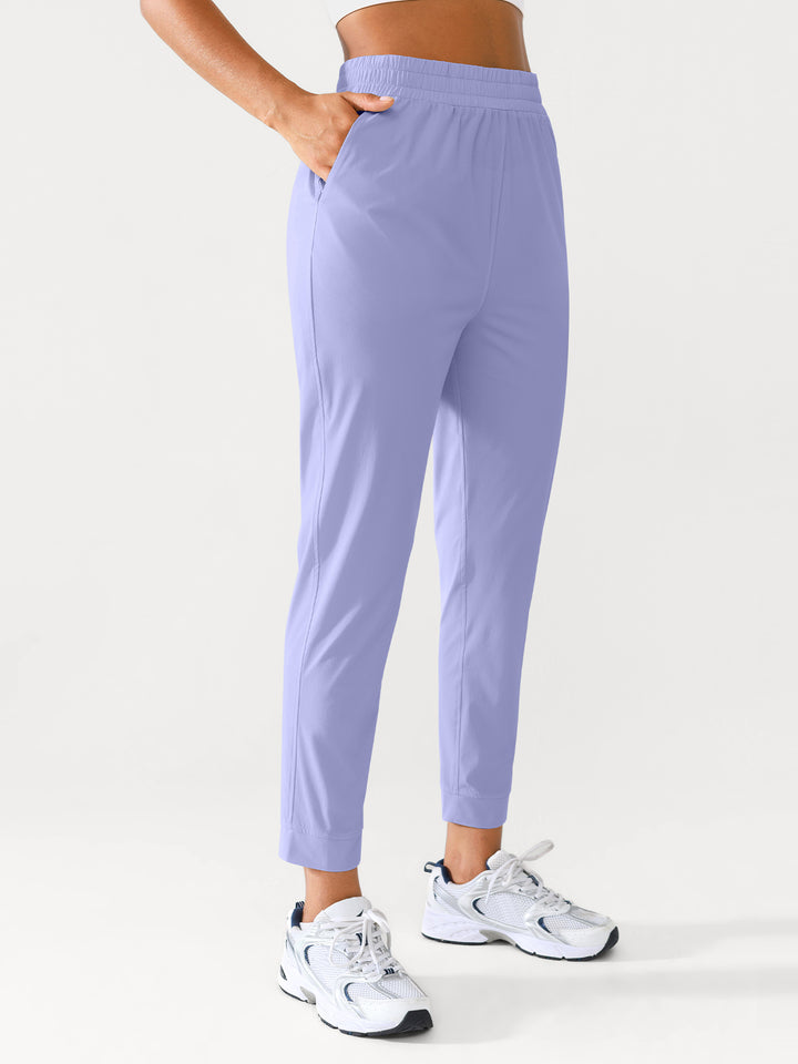 Women's Tapered Pants with Side Pockets