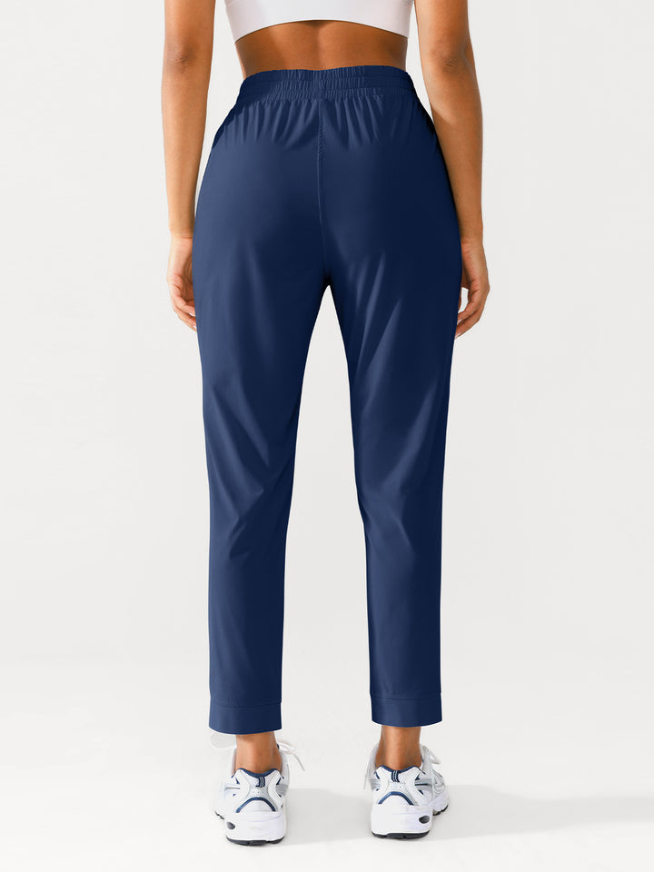 Women's Tapered Pants with Side Pockets