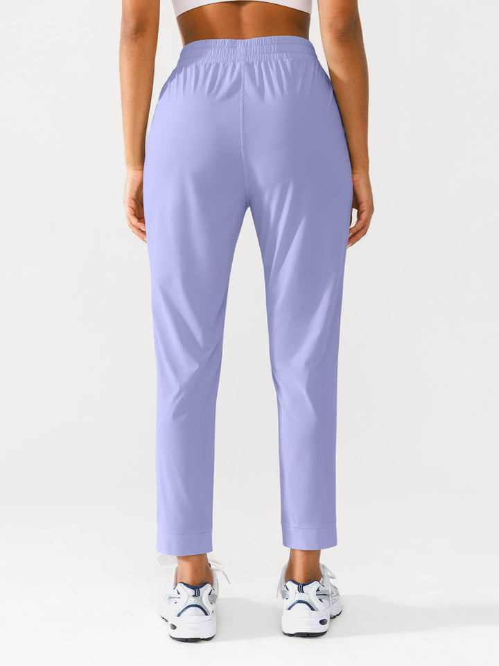 Women's Tapered Pants with Side Pockets